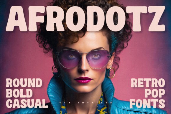 Afrodotz Font Review: Bold Y2K Type for Retro Branding
