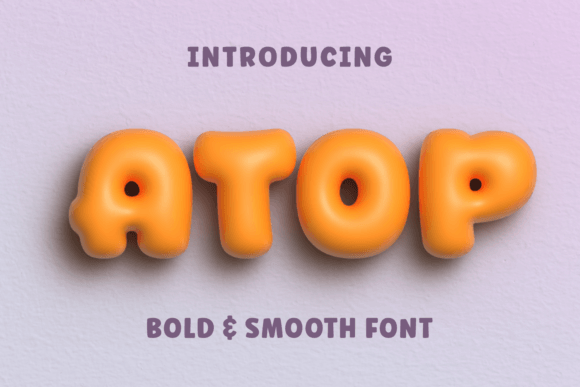 Atop Font: Adding Friendly Display Type to Editorial Layouts