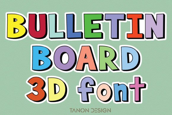 Bulletin Board Font: A Playful Display Typeface for Brands