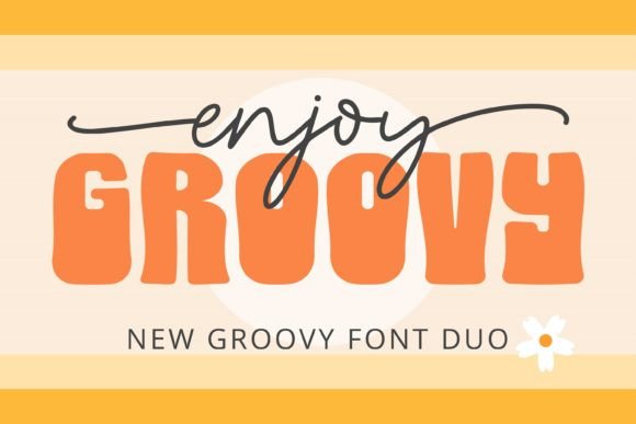 Enjoy Groovy Font: Retro Display Type for Campaigns