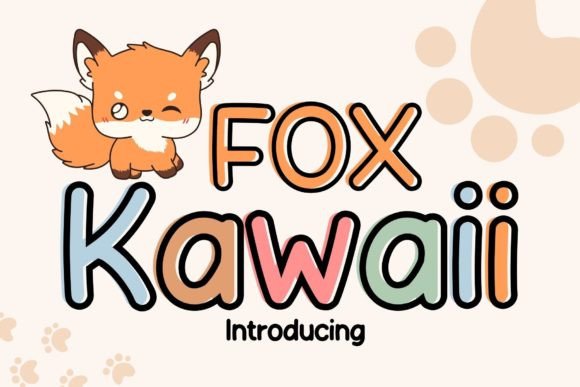 Fox Kawaii Font: Elevating Campaign Visuals with Playful Type