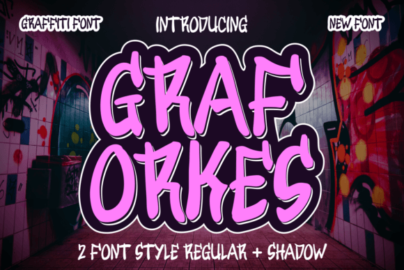 Graf Orkes Font: Whimsical Display Typography for Web Design