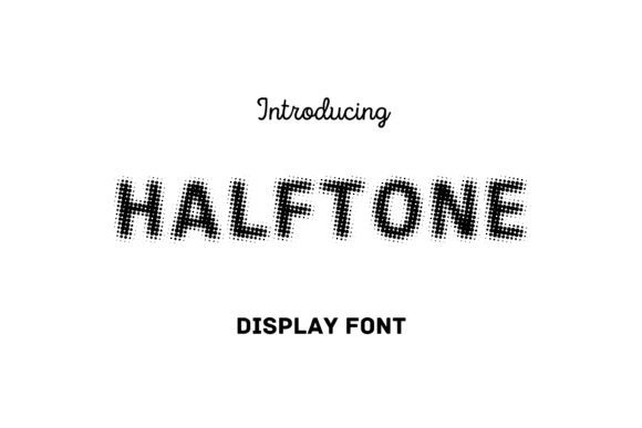 Halftone Font Review: Vintage Display Type for Web