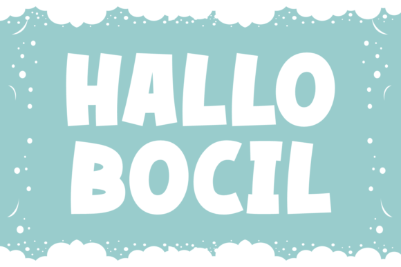 Hallo Bocil Font: Bold Display Type for Campaigns