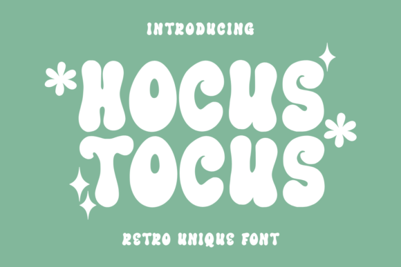 Hocus Tocus Font: A Retro Display Typeface for Campaigns