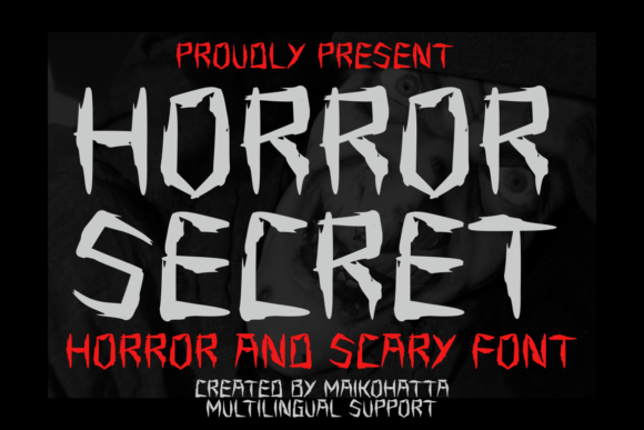 Horror Secret Font: Crafting Spooky Editorial Layouts
