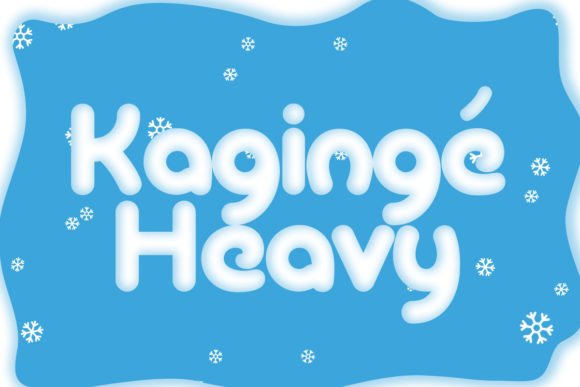 Kagingé Heavy Font: Adding Joy to Brand Design