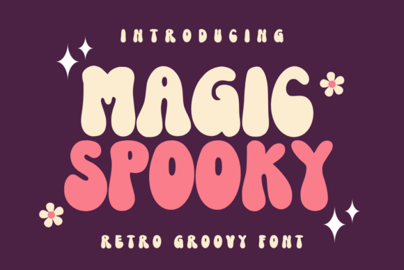 Magic Spooky Font: A Retro Display Typeface for Editorial Design