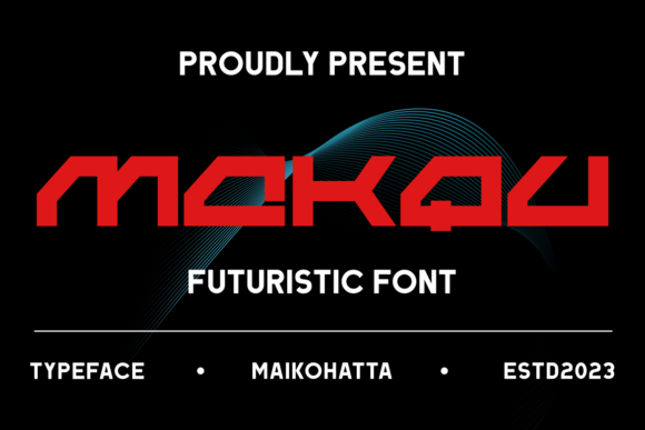 Makqu Font: Futuristic Display Type for Digital Campaigns