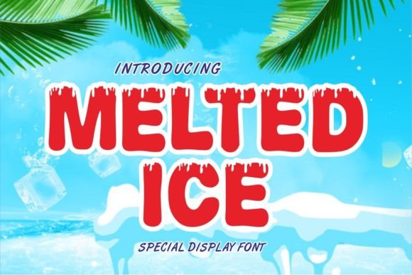 Melted Ice Font: A Bold Display Typeface for Branding