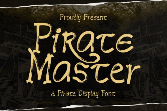 Pirate Master Font: Bold Display Type for Makers