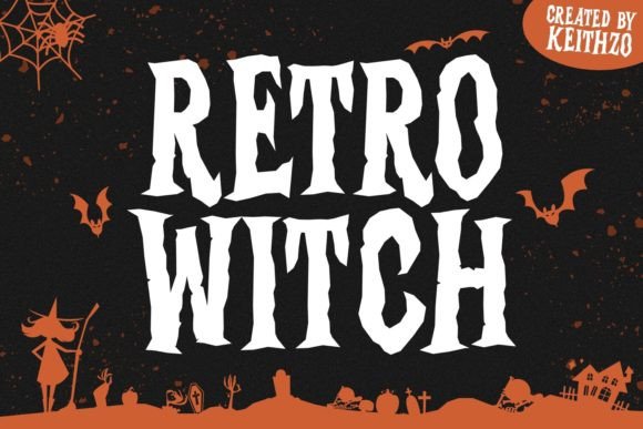 Retro Witch Font: A Display Typeface for Brand Identity