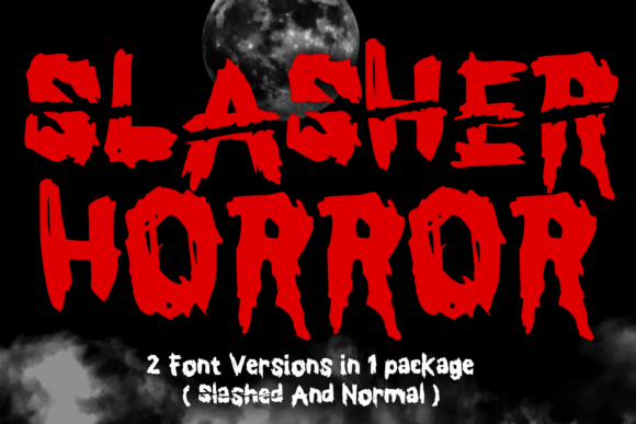 Slasher Horror Font: Editorial Design for Dark Themes