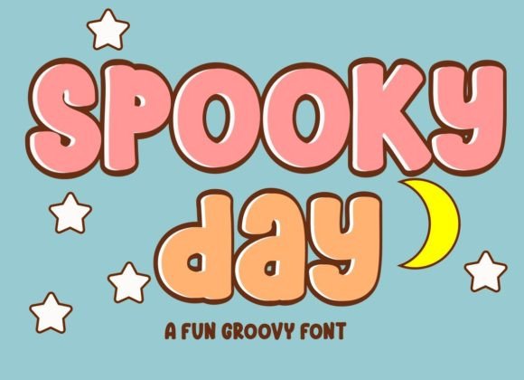 Spooky Day Font: A Retro Display Typeface for Editorial Design