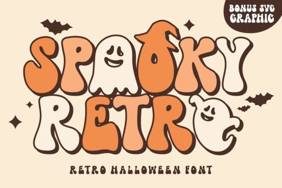 Spooky Retro Font: Vintage Horror for Web Design