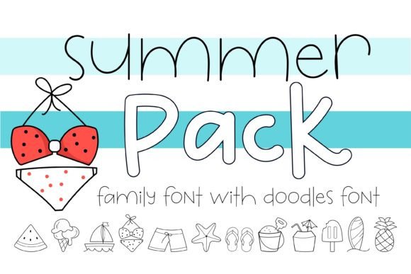 Summer Pack Font: Handwritten Style for Web Design