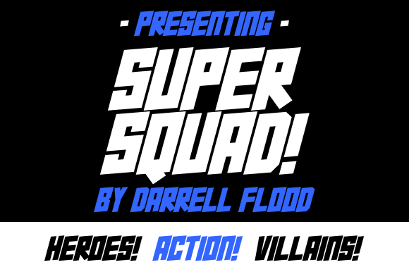 Testing the Super Squad Font for Bold Brand Identity