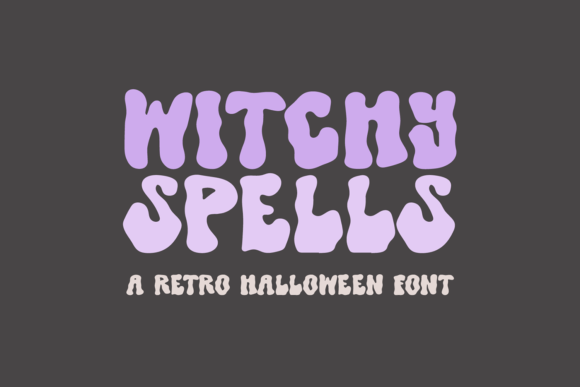Witchy Spells Font for Retro Halloween Web Design